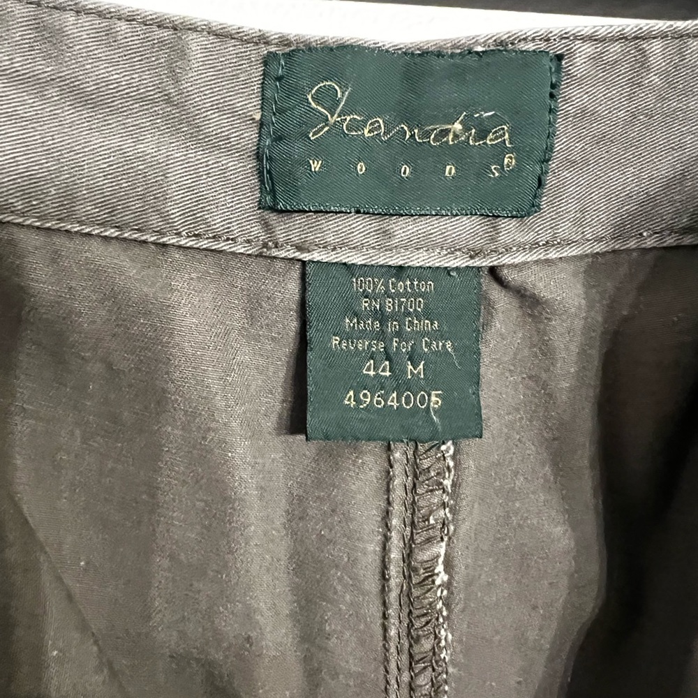 Men’s Cargo Pants Size 44M Khaki Green Scandia Woods - Picture 5 of 6
